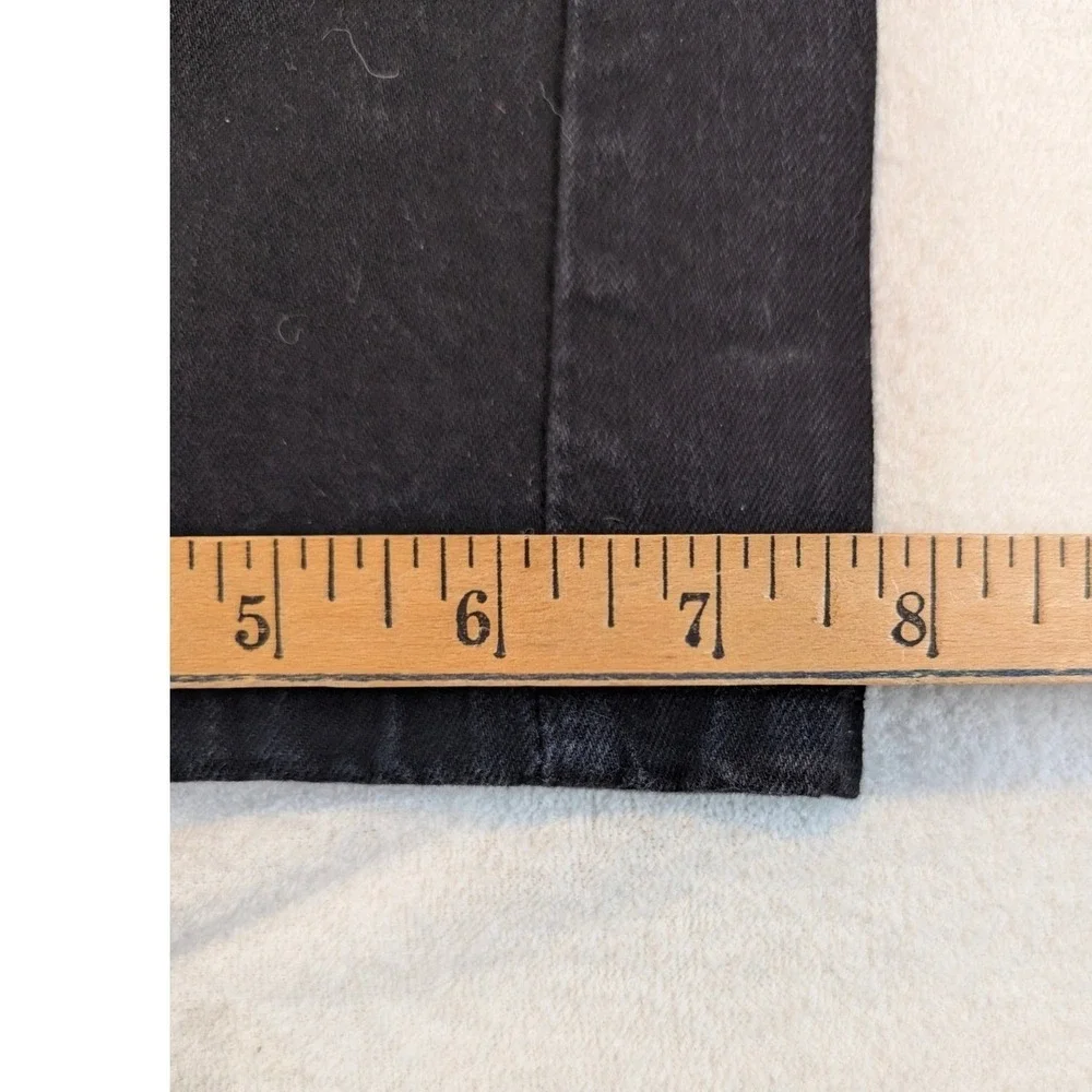 Levi's 505 Regular Fit Black Denim‎ Jeans Mens W36 L30 Classic Straight 5 Pocket